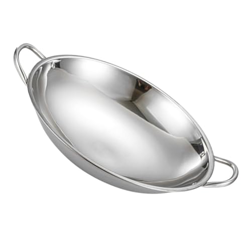 Wok de acero inoxidable Mobestech para cocina y hogar miniatura 1