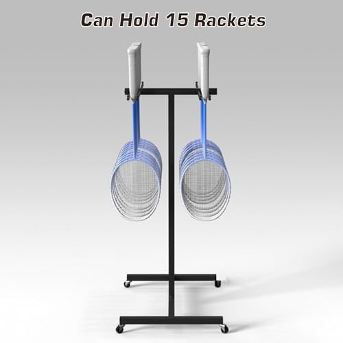 Organizador de Raquetas de Tenis con Ruedas y Capacidad 15kg miniatura 3