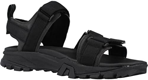 Timberland Men's Garrison Trail Webbing-Strap Sandal, Black/White, 12 | Image 4