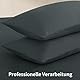 RUIKASI Kissenbezug 40 x 80 Grau 2er Set - Oeko Tex Kopfkissenbezug 40x80 Anthrazit Kissen Bezug 40x80cm mit Reißverschluss aus Mikrofaser, Polsterbezug Doppelpack Set Pillow Case Pillow Cover