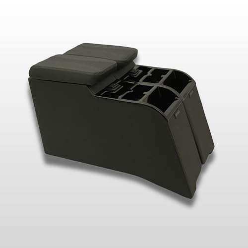 Image of VEMOTO Exclusive Armrests for Mahindra THAR With USB and C-Type PD Charging Ports & Mobile + Bottle Holders (THAR 2.0 EXCLUSIVE, Only REAR Armrest).