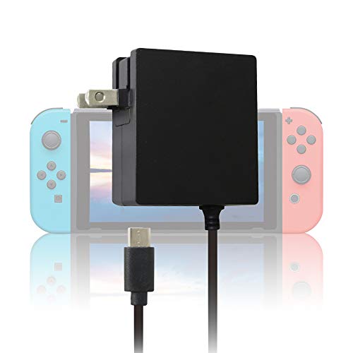【Amazon.co.jp限定】アローン Switch/Switch Lite用 TVモード対応 ACアダプター ||PSE認証済|| ドックに挿して使用できる充電器 スリムサイズで邪魔にならない 1.5m強化メッシュ採用のケーブルで猫に噛まれても大丈夫 ProコンやType-Cポート機器にも対応 急速充電 日本メーカー ブラック 【Amazon.co.jp限定】アローン Switch/Switch Lite用 TVモード対応 ACアダプター ||PSE認証済|| ドックに挿して使用できる充電器 スリムサイズで邪魔にならない 1.5m強化メッシュ採用のケーブルで猫に噛まれても大丈夫 ProコンやType-Cポート機器にも対応 急速充電 日本メーカー ブラック