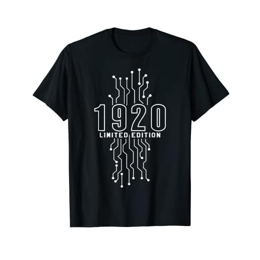 Cumpleaños 1920 Edición limitada Regalo Usado Gaming Vintage Camiseta