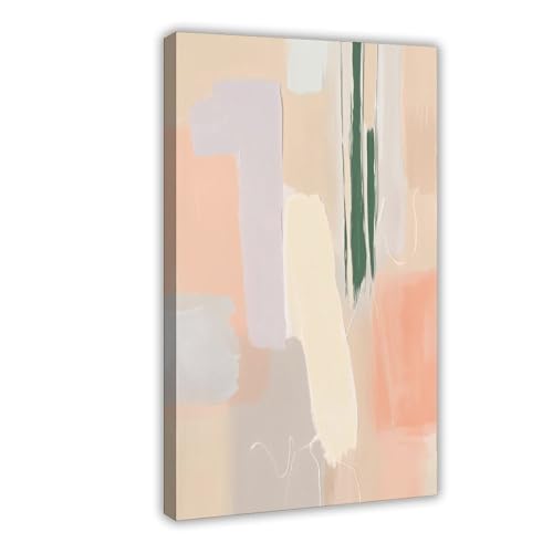 Cadre cadeau idéal : lot de 2 affiches minimalistes abstraites sur toile pour salon