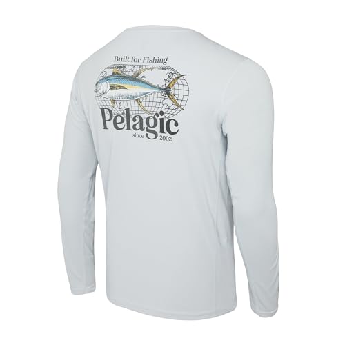 Camisa de pesca para hombre PELAGIC Apparel Vaportek Worldwide YFT