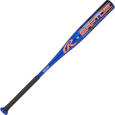 Rawlings | Raptor Youth Baseball Bat | USA | -10 Drop | 2 1/4 Barrel | 1 Pc. Aluminum