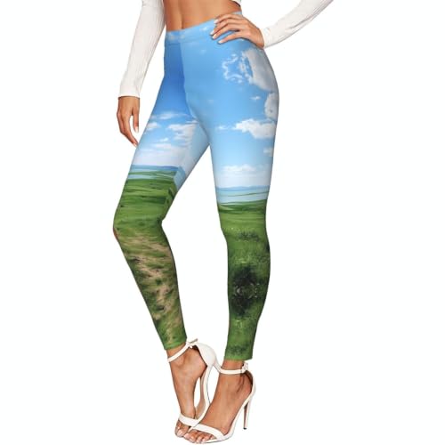 Leggings con estampado natural de tacto suave y pantalones de entrenamiento premium
