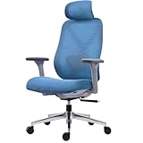 ZIK - Sedia da Ufficio Ergonomica con Supporto Lombare Regolabile, Poltrona Ufficio da Scr...