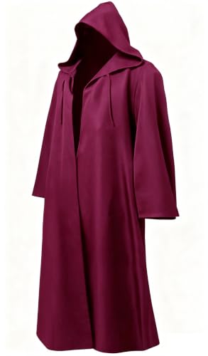 Image of GOLDSTITCH Men Hooded Robe Cloak Knight Fancy Cool Cosplay Costume