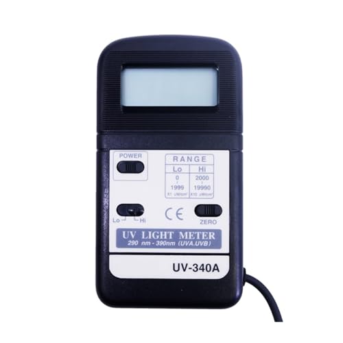 Posemètre 290-390nm double calibre pour contrôle UVA UVB avec capteur UV-340A