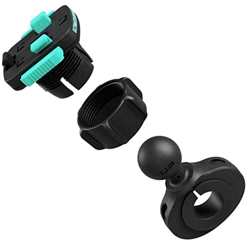 Ultimateaddons Soporte para Manillar de Motocicleta con Adaptador de 3 Puntas - Bola de 1 Pulgada - Fácil de Instalar Cover