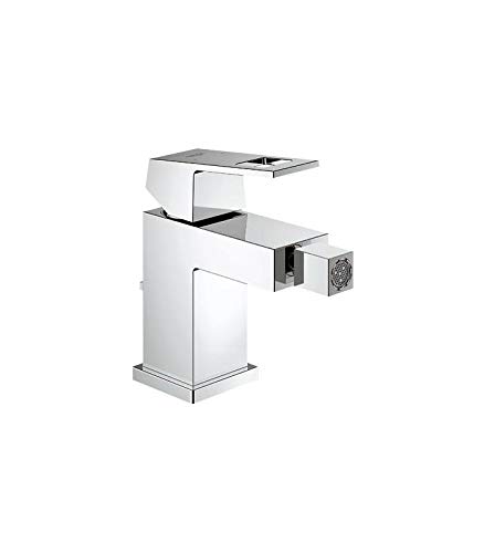 Grohe - Mitigeur monotrou pour bidet Grohe collection eurocube - Chrome, Avec écoulement, En stock