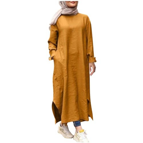 Abaya robe de prière femme pour le Ramadan : tenue de port quotidien fluide avec hijab assorti