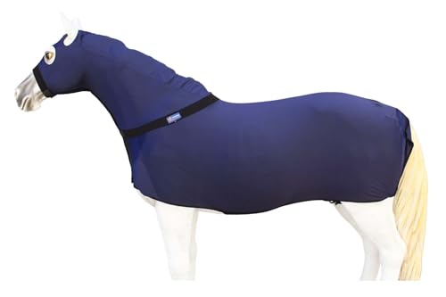 Image of XL Horse Comfort Stretch Sleazy Full Body Sheet Neck Navy 521MW03NV