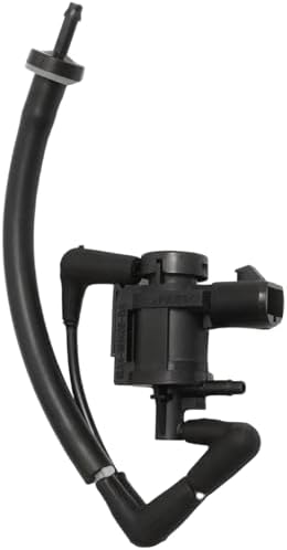 DUZFOREI 7L1Z-9H465-B 4x4 Vacuum Solenoid Valve FL3Z-3A788-B Auto-Locking Hub Vacuum Line Tube Check Valve Combo Kit, Replacement for Ford F150 2015-2020, Replaces 926-390