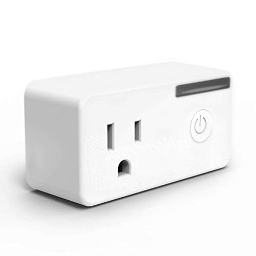 Wi-Fi Enabled Smart Plug, Compatible with Amazon Alexa and Google Home, No Hub Required, Remote Access, Voice Control, Timing Function, Additional Home Security, Saves Time and Energy