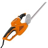 Electric Hedge Trimmer 500mm (20") Blade - Powerful 500W Corded Hedge Cutter, Lightweight 2.1kg Design with 16mm Cutting Capacity, Quiet and Safe Garden Trimmer for Bushes, Shrubs & Hedges - Image 1