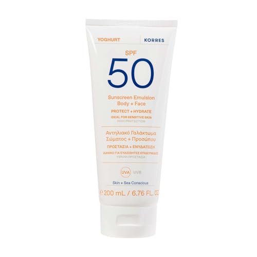 YAOURT Crème Solaire Visage & Corps SPF50 évite les coups de soleil sans laisser de traces