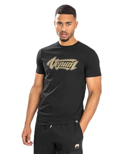 Venum Men's Standard T-Shirt, Black/Gold