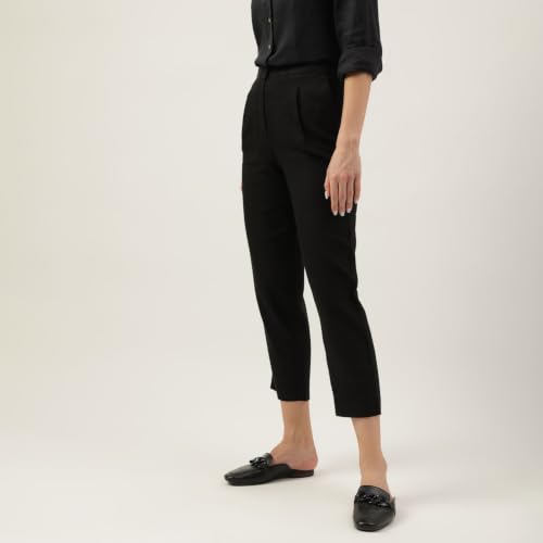 Image of Marks & Spencer High Waisted Tapered Ankle Trousers