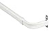 Levolor Heavy Duty Curtain Rod 46" - 84" 2-1/2" Projection White
