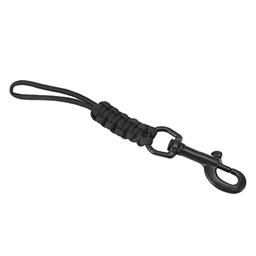 Duikkoord, Duiken Anti Verloren Lanyard Slijtvast Strak Trek Hand Geweven Praktisch Stevig met RVS Clip voor BCD Apparatuur - Image 7