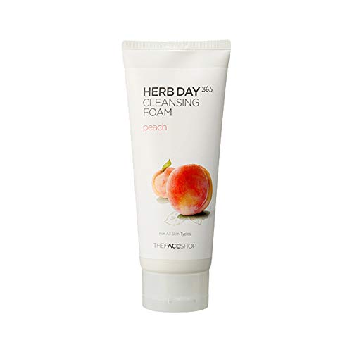 [Thefaceshop] Herb Day Cleansing Foam(Peach) 170 Milliliter/Made in Korea