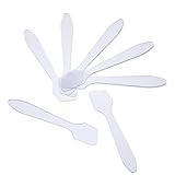 eBoot 150 Pack Cosmetic Mask Spatula Disposable Makeup Frosted Tip Spatula Facial Cream Mask Spatulas