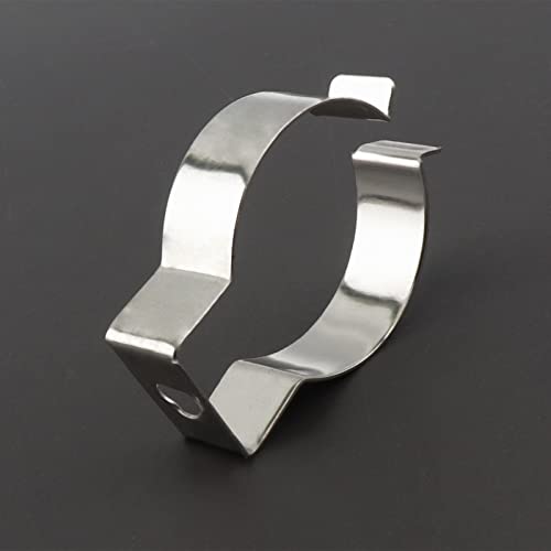 RTNLIT T8 U Clips Holder Bracket, Stainless Steel Pipe Clamps(50-Pack)