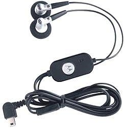 motorola OEM Mini USB Stereo Hands-Free Headset RAZR KRZR SLVR PEBL RIZR Tundra VA76r SYN1301
