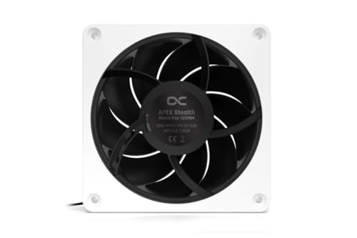 Alphacool Apex Stealth Metal Fan 2000rpm (120x120x25mm) Case fan for PC (MATTE BLACK) 2