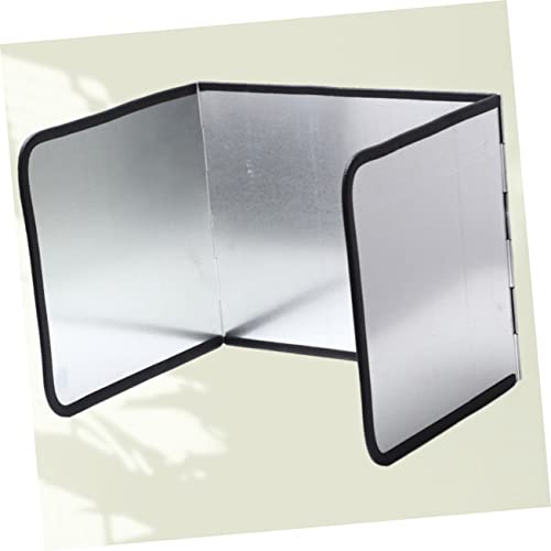Pare-éclaboussures aluminium trois panneaux écran résistant plaque de cuisson - 3