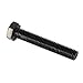 Mellewell M10 x 70mm Hex Head Screw Bolts, Fully Threaded, Alloy Steel Grade 12.9, Black Oxide Finish, Quantity 8