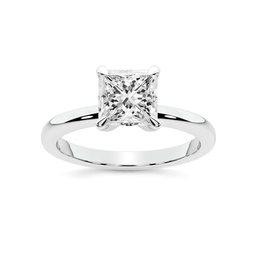 FRIENDLY DIAMONDS Lab Grown Diamond Engagement Ring For Women 0.50-6 Carat IGI Certified | In 14K Or 18K in White, Yellow Or Rose Gold | Matilda Leaf Petal Solitaire Ring | FG-VS1-VS2 Quality
