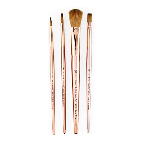 Royal & Langnickel 4pc Synthetic Sable Brush Set Cover
