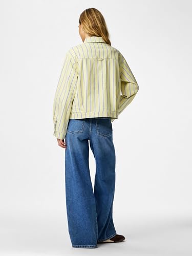 Veste en jean Pcbillo LS à manches longues en denim robuste