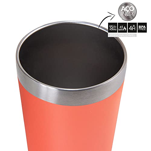 Copo Térmico Cerveja 473ml Goiaba Termopro