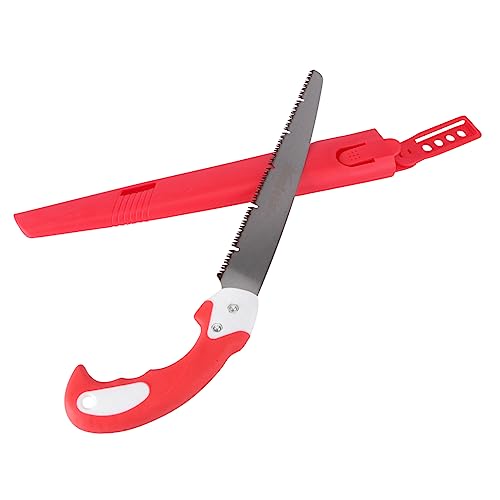 Happyyami 1 Pc de podar para podar jardin podadora de árboles sin cable de arco serrucho de poda rugerizado carpintería de jardinería aleación de acero Orange