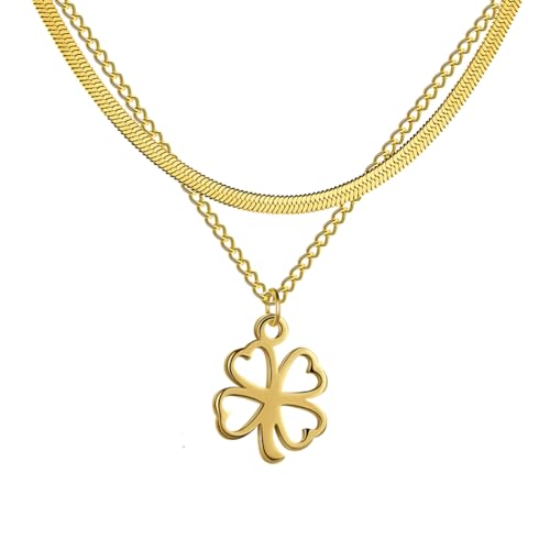 Collier trèfle à quatre feuilles argent 925 femme pendentif Alhambra