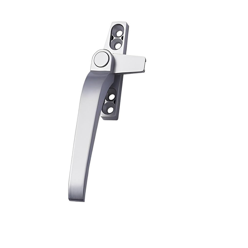 DFHEsdfD Window Handles, Aluminum Alloy Lever Casement Convenience Handily Install Professional Household Accessories(Left Silver)
