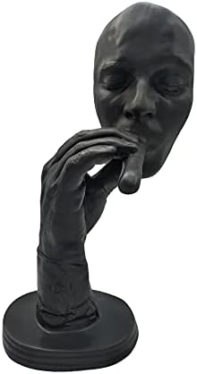 Modern Thinking Man Statue Meditators Abstract Sculpture Creative Face Character Resin large Figurine Home Decoration