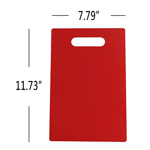 Juego de 4 tablas plásticas rectangulares con mango miniatura 2