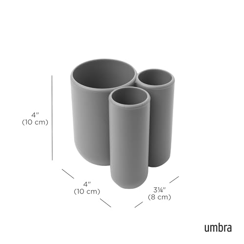 Image of Umbra Plastic Touch Toothbrush Holder, Grey