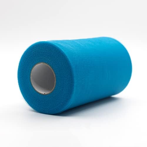100 Yards x 6 Inches! Tulle Roll Spool Fabric for Decorations Tutu Weddings Costumes Skirts Parties Gift Bow Baby Shower,Many Colors Available. (Peach)