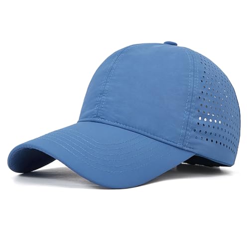 Image of Gelante Men Women Waterproof Quick Dry Baseball Cap Run Hats Mesh Lightweight for Outdoor Sports