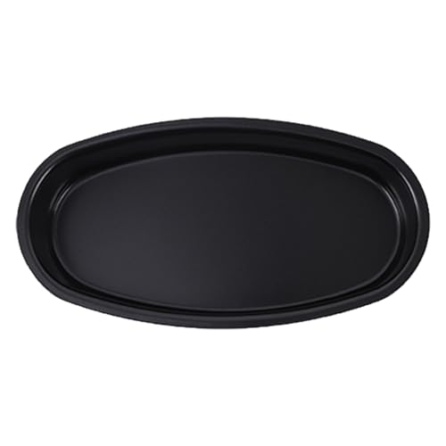 Pan de gâteau au fromage - Pan à gâteau ovale - LECHE FLAN MOLDER | Moules de boulangerie non cuites en acier au carbone en acier carbone | 23.1 cm Moule de cuisson pour le pain de viande, pain, gâtea