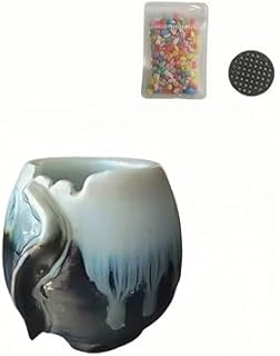 多肉鉢 小型多肉鉢 釉掛け おしゃれ和風陶器植木鉢 釉薬プランター サボテン鉢 多肉植物 鉢 陶器 サボテン 鉢 おしゃれ ミニ植木鉢 水抜き穴あり 小型 植木鉢(植物を含まない) (小,90*80MM)