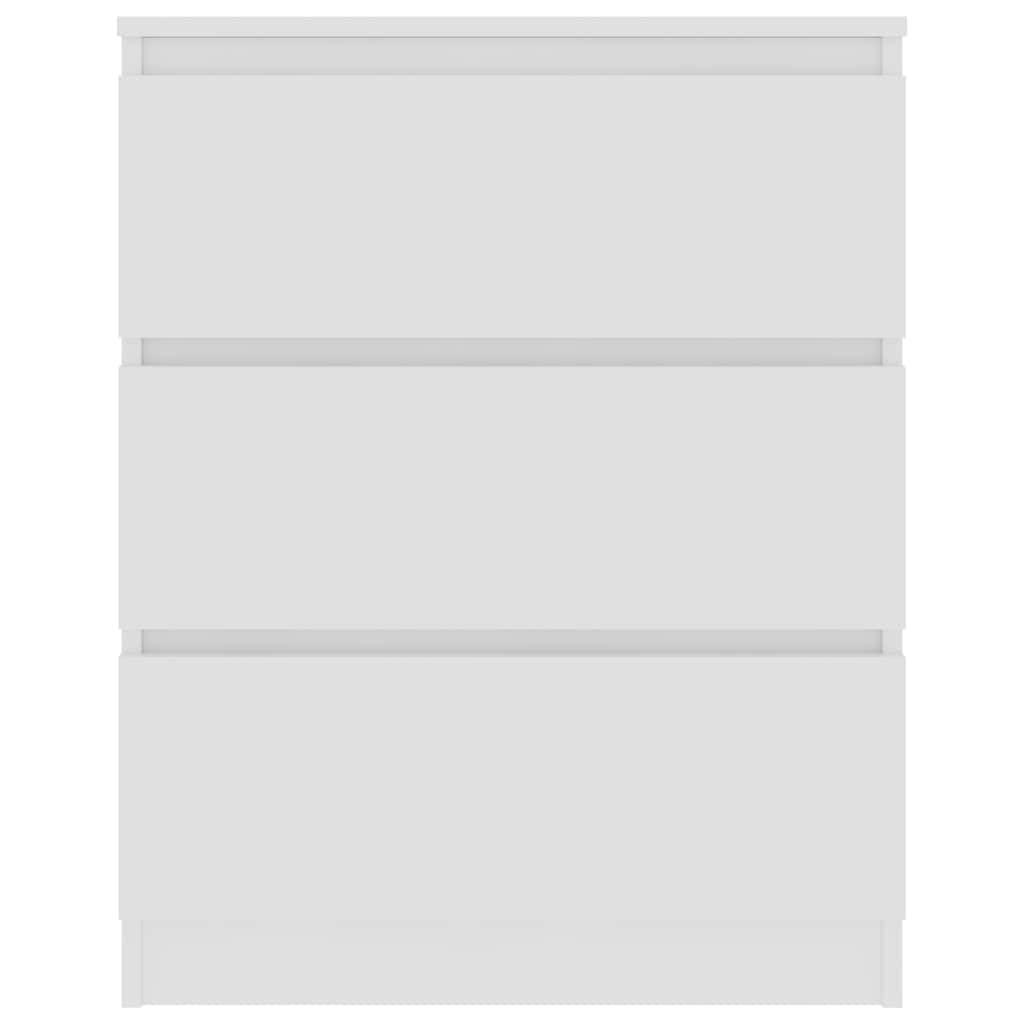 Generico Credenza Bianca 60x35x76 cm in Legno Multistrato,Buffet e credenze,801382