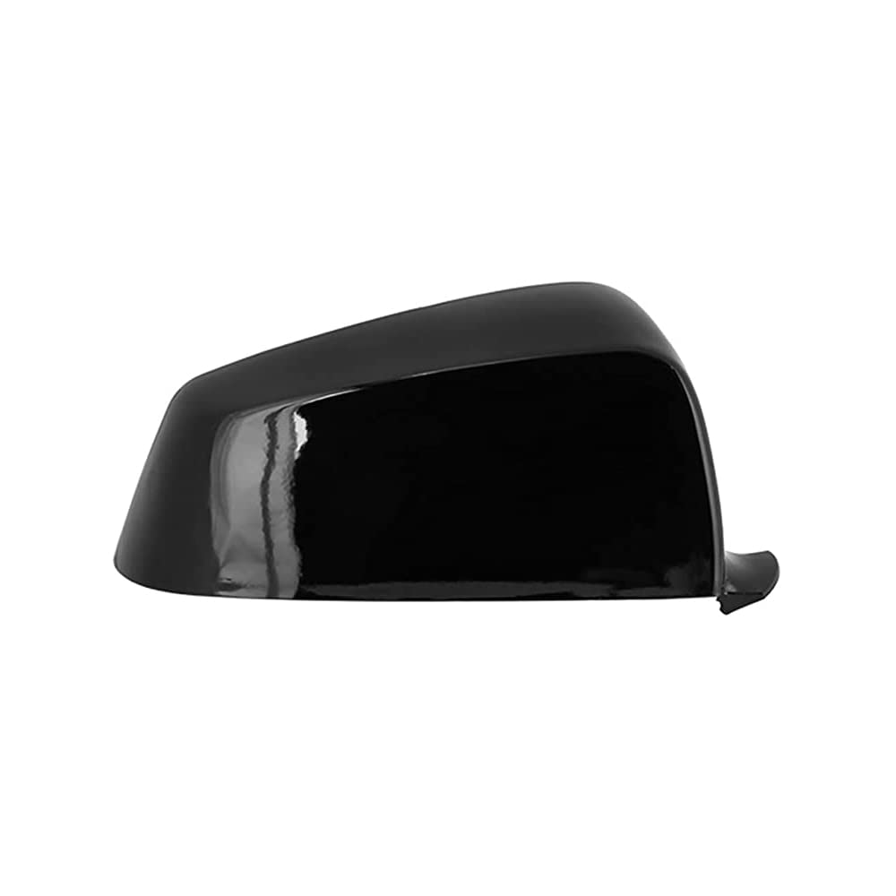 Baceyong Paire De Capuchons Rétroviseurs BMW Série 5 E60 E61 F10 F11, Série 6 F12 F13, Série 7 F01 - Fibre De Carbone/Noir Brillant