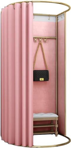 Cabane de Confidentialité Rose pour Cabine d'Essayage et Dressing - 2